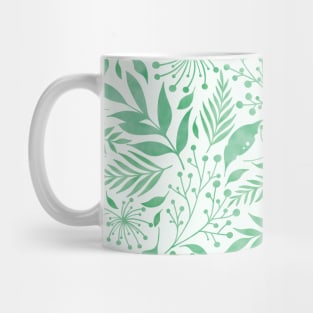 Green foliage Mug